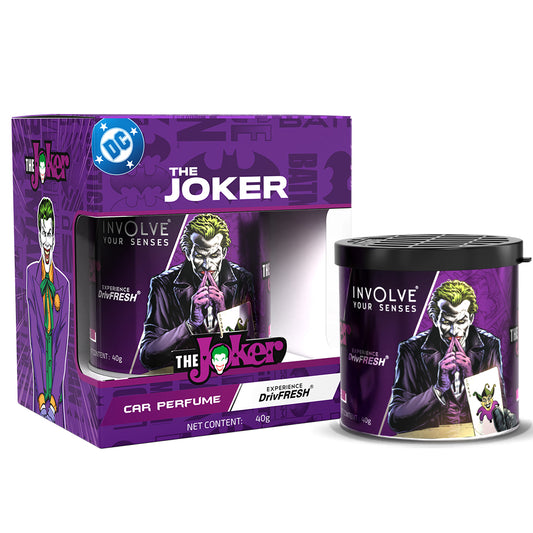 Fresh Car Perfume - The Joker Fiber Tin Can: OFFICIAL DC MERCHANDISE (40 g)