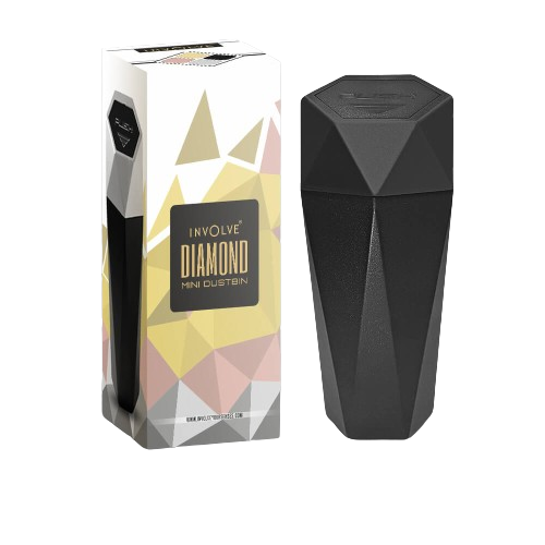 Involve Diamond shape mini dustbin