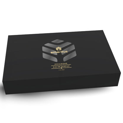 Emeritus® Occasions Pack of 4 | Premium Body Perfume Collection for Men | Urban Oudh, Night Groove, Blue Tornado & Magnum Opus | Long-Lasting 20ml Perfumes