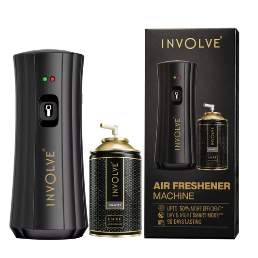 Involve Luxe Automatic Air Freshener Kit - Machine + Gravity Refill for Office