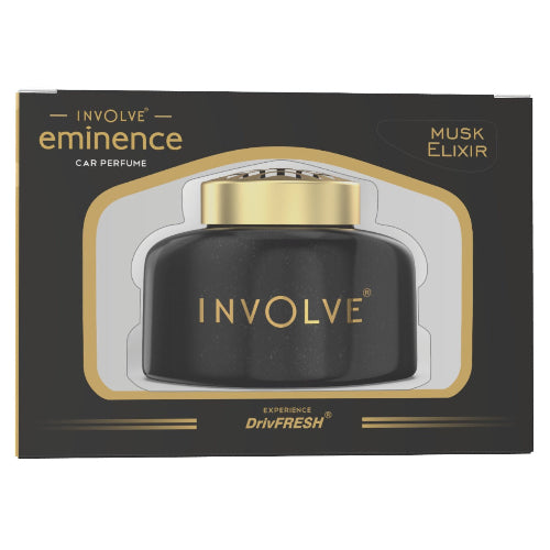 Involve® Eminence Musk Elixir Fiber Car Perfume (45 g) LONG LASTING