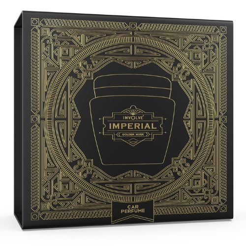 Involve® Imperial : Golden Musk | Luxurious Car Perfume (60 g) LONG LASTING