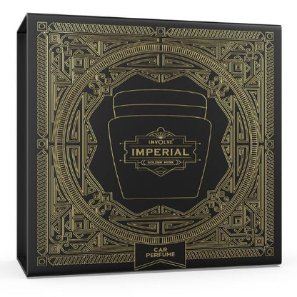 Involve® Imperial : Golden Musk | Luxurious Car Perfume (60 g) LONG LASTING
