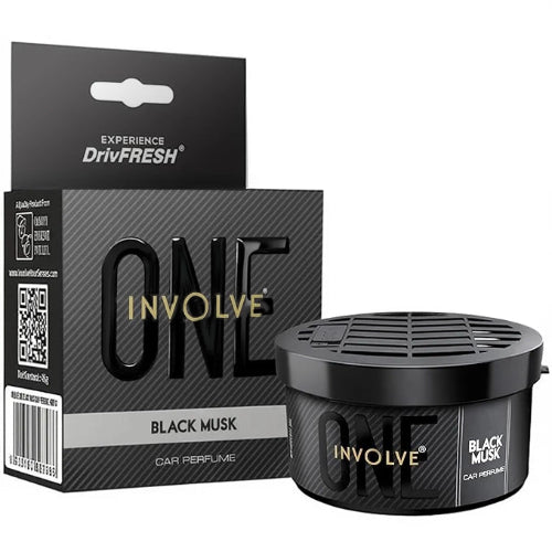 Involve One Black Musk Car Fiber Perfume with Rich Musk Aroma – 45 g