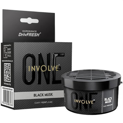 Involve One Black Musk Car Fiber Perfume with Rich Musk Aroma – 45 g