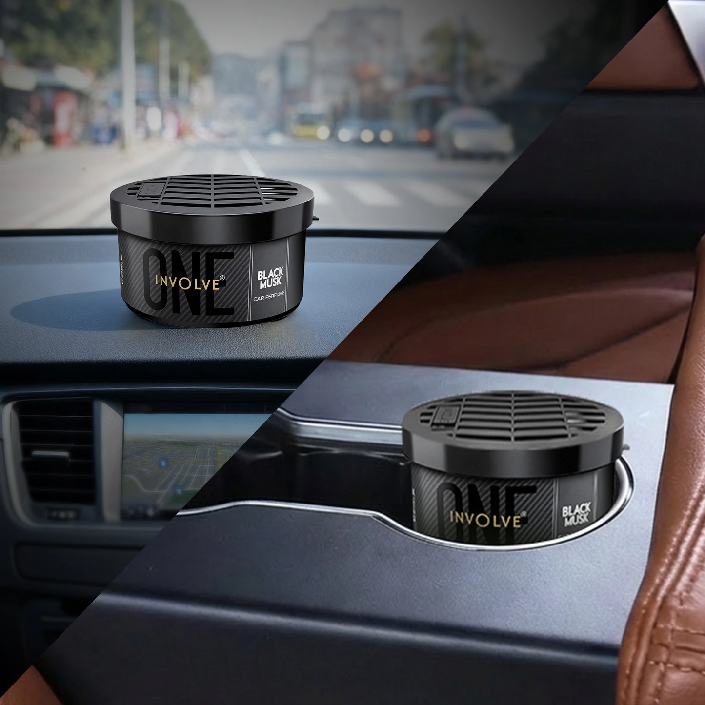 Involve One Black Musk : Fiber Car Perfume (45 g)