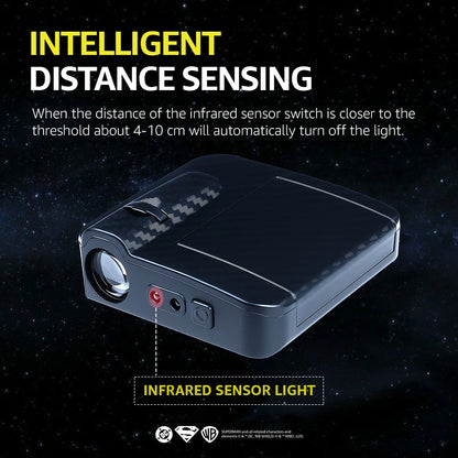 Superman Wireless Car Door Light from Warner Bros (Pack of 2) Battery Not Included - OFFICIAL DC MERCHANDISE