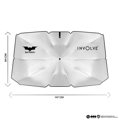 Batman Car Sunshade Umbrella Windshield Cover for Front Window: Official DC Merchandise