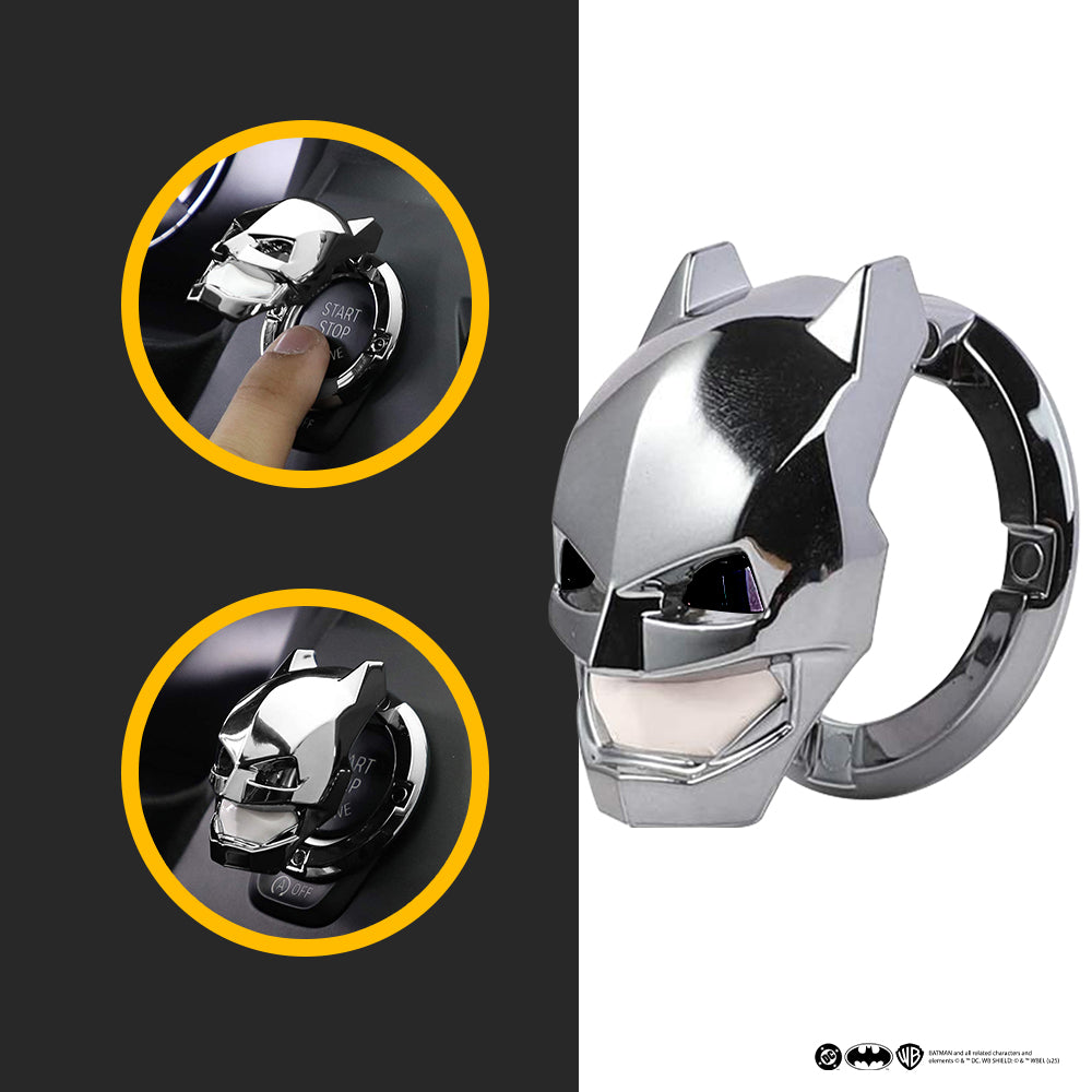Involve DC Batman Car Start / Stop Button Cover (Silver)