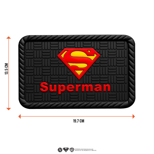 Superman Red Logo Car Non Slip Mat from DC Official Merchandise