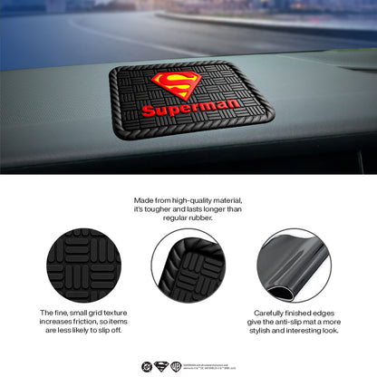 Superman Red Logo Car Non Slip Mat from DC Official Merchandise