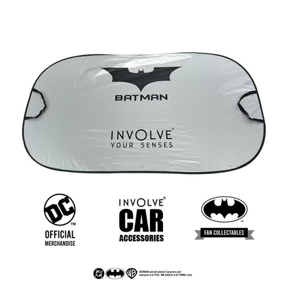 Batman Car Sunshade Folding Windshield Cover for Front Window: Official DC Merchandise