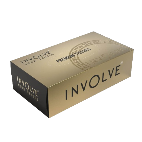 Involve® Premium Tissue Box : Gold