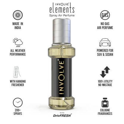 Involve® Elements - Amber : Spray Air Perfume freeshipping - Involve Your Senses