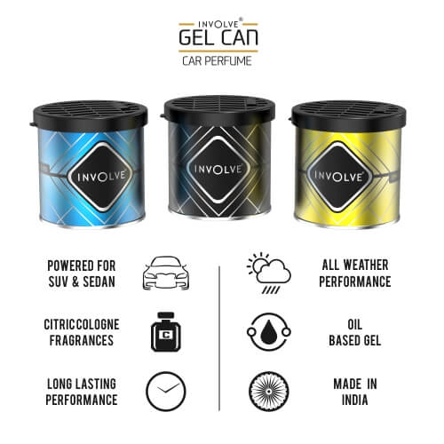 Involve® Gel Can - Insignia : Car Air Freshener freeshipping - Involve Your Senses