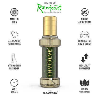 Involve® Rainforest - Simply Lily : Spray Air Perfume freeshipping - Involve Your Senses