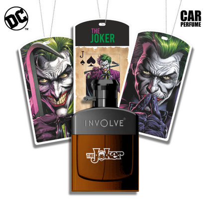 DC Comics OFFICIAL MERCHANDISE The Joker Car Perfume Spray (50ml) Involve Your Senses DC Comics OFFICIAL MERCHANDISE The Joker Car Perfume Spray (50ml) Involve Your Senses