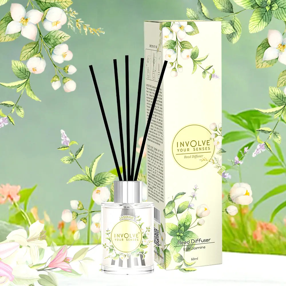 Involve Pura Irish Jasmine Reed Diffuser Set (60ml)