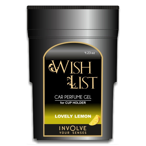 Involve® WishList - Lemon : Gel Car Freshener freeshipping - Involve Your Senses