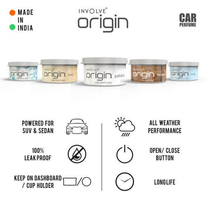 Involve® Origin - Pebble : Fiber Car Perfume freeshipping - Involve Your Senses