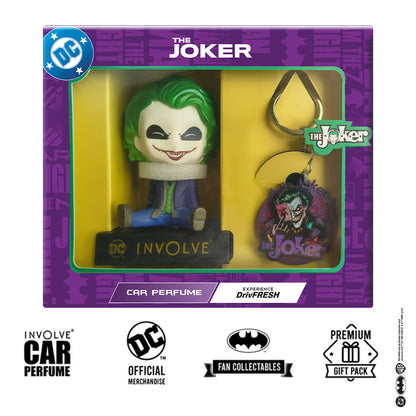 The Joker Character Dashboard Car Perfume with Keychain - DC Comics from Warner Bros